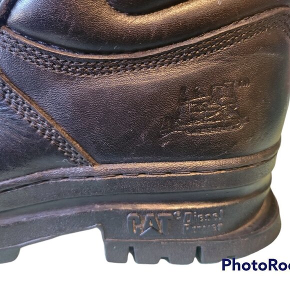 Caterpillar Deisel Power Boots black boots size 9.5 - Picture 10 of 12